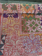 Hand Embroidery Vintage Throw Sofa Cover Bedspread Blanket Style 1535