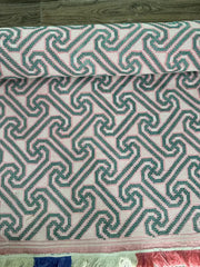 Hand Embroidery Vintage Throw Sofa Cover Bedspread Blanket Style 1536