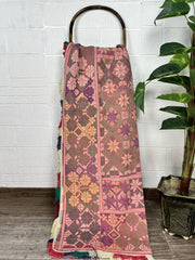 Hand Embroidery Vintage Throw Sofa Cover Bedspread Blanket Style 1538