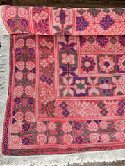 Hand Embroidery Vintage Throw Sofa Cover Bedspread Blanket Style 1544