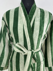 Luxury Velvet Womens Kimono | Boho Reversible Dressing Gown With Lining, Womens Clothing, Bridal Robe, Smoking Jacket For Him, Spa Gift