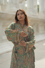 Luxury Silk Blend Kimono for Women | Long Dressing Gown, Soft Breathable Loungewear, Sleepwear, Bridesmaid & Beach Resort Wear Gift for Her