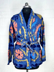 Handmade Suzani Embroidery Jacket Bohemian Style Artisan Made Jacket | Vibrant Floral Patterns | Gift For Her