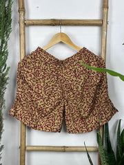 Men's Silk Blend Boho Short Boxer, Nightwear, Loungewear ,Beachwear ,Housewear ,Fitnesswear ,Holidays wear or Everyday Use | S/M Size