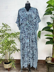 New Silk Blend Kaftan Ultimate Luxury Loungewear for Beach Nightwear Nighty Soft Light Flowy Gown Romantic Gift Her Anniversary | Hens Party