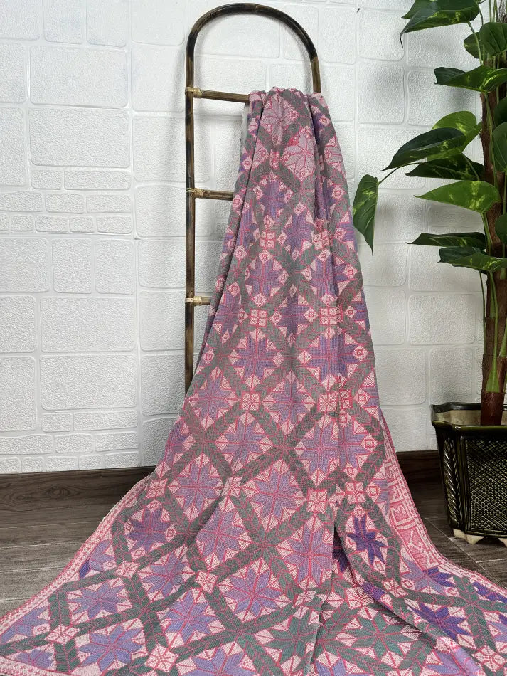 Hand Embroidery Vintage Throw Sofa Cover Bedspread Blanket Style 1537