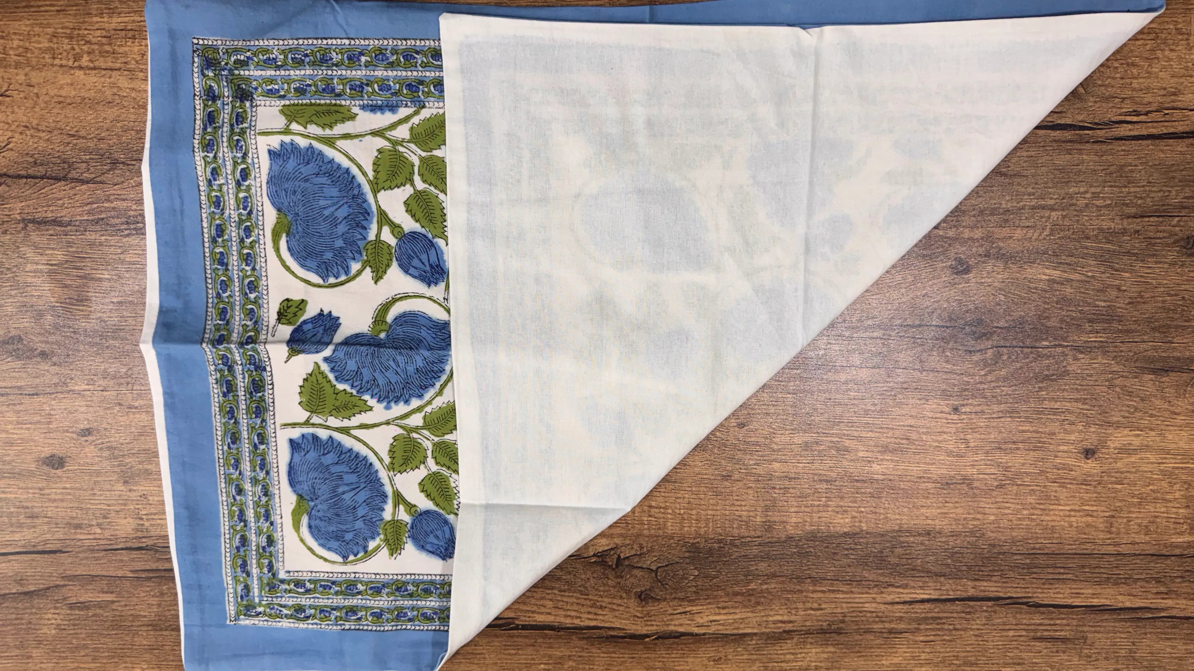 Pure Soft Cotton Bedsheet Set with Pillow Covers | Hand Block Printed Jaipuri Floral | Queen King Size Summer Bedspread | Boho Home Accent