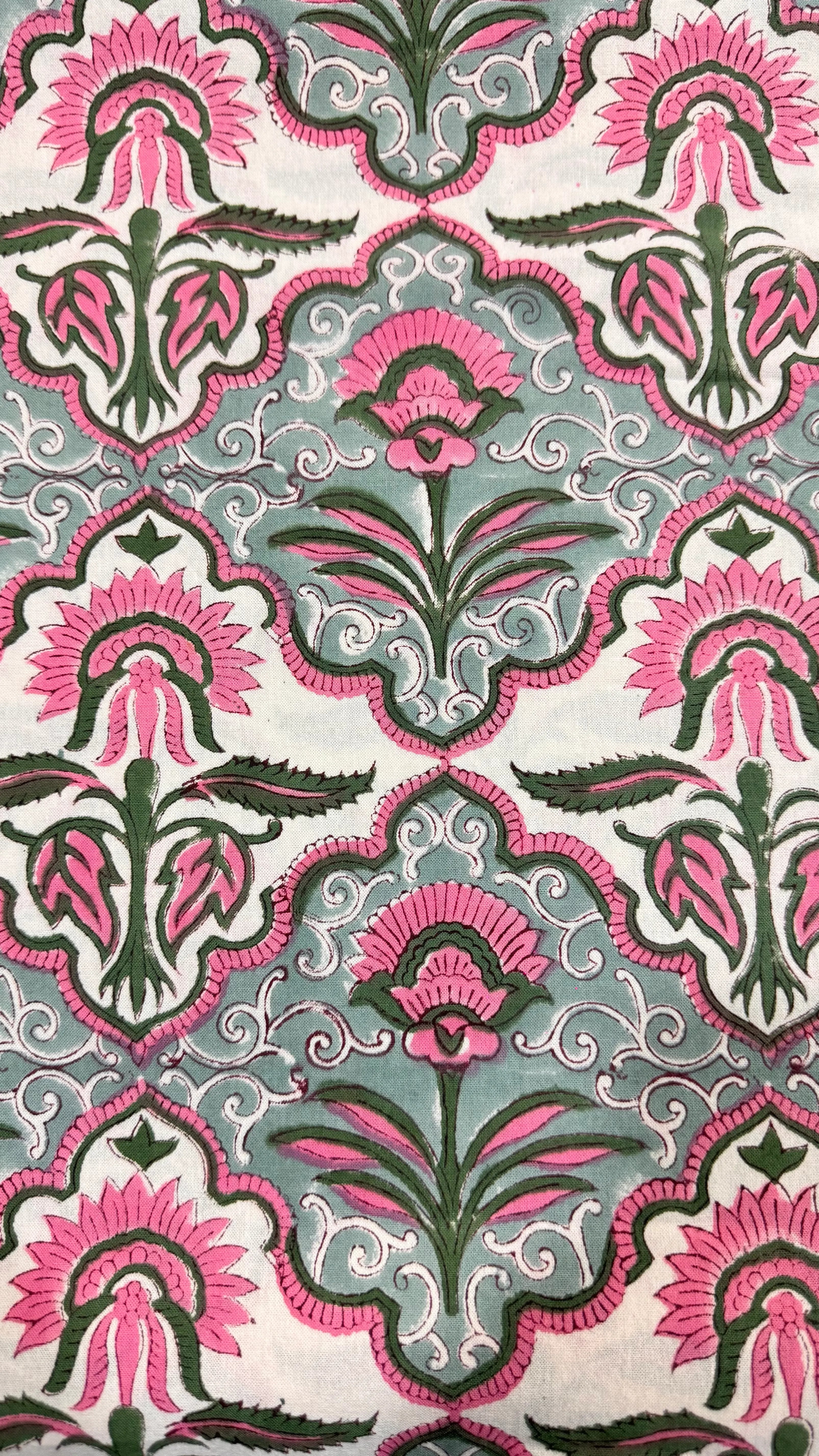 Pure Soft Cotton Bedsheet Set with Pillow Covers | Jaipuri Hand Block Floral,Queen/King Size Summer Bedspread | Boho Home Decor Luxury Gifts