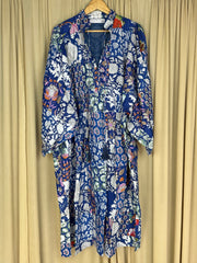 ASSORTED - BLUE HUES | Hand Stitched Patchwork Cotton Dress | Perfect Anniversary Christmas Gift For Her Sister Mother |