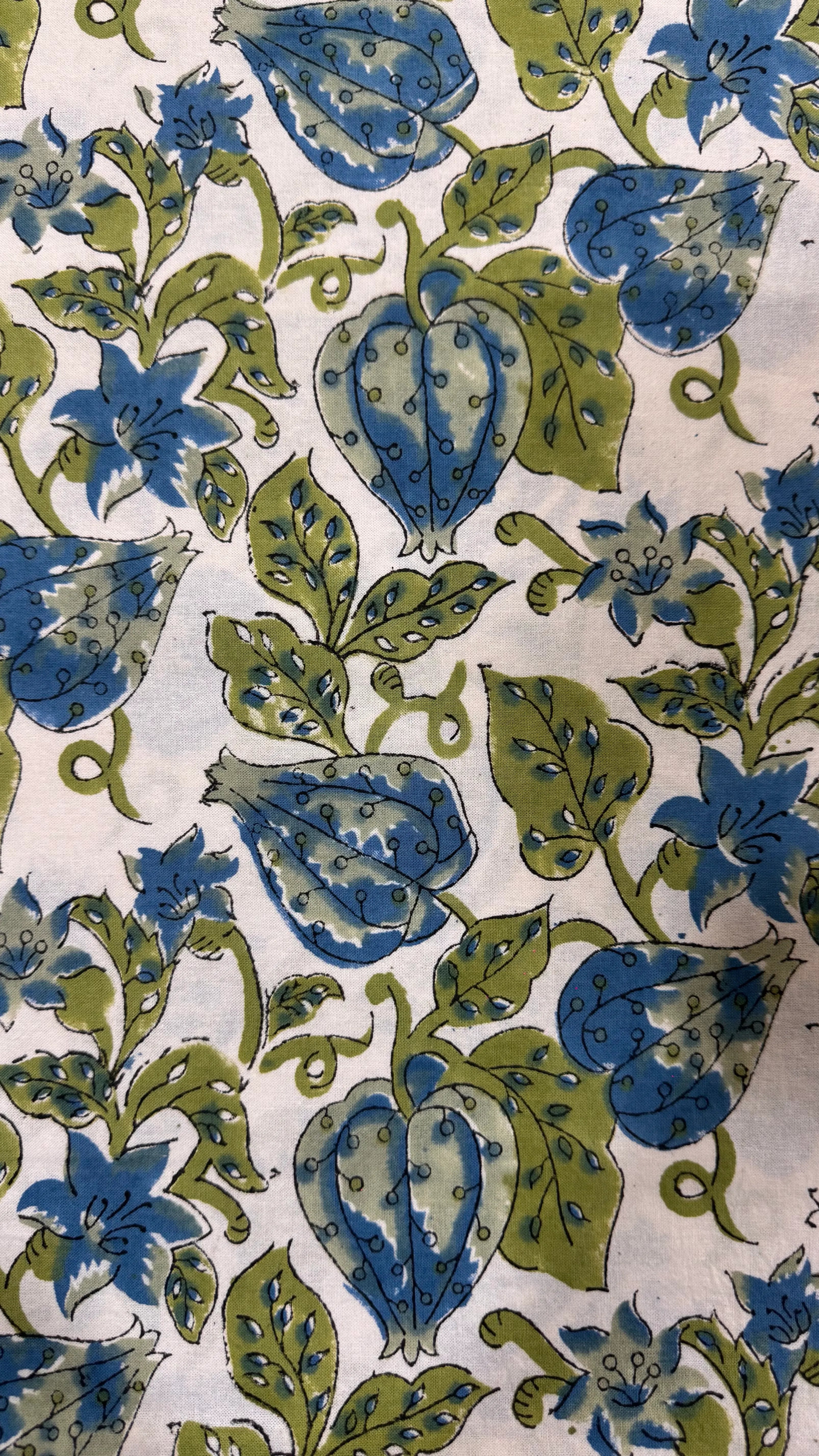 Pure Soft Cotton Bedsheet Set with Pillow Covers | Hand Block Jaipur Floral, Queen King Summer Bedspread, Boho Art Luxurious Home Gift Decor