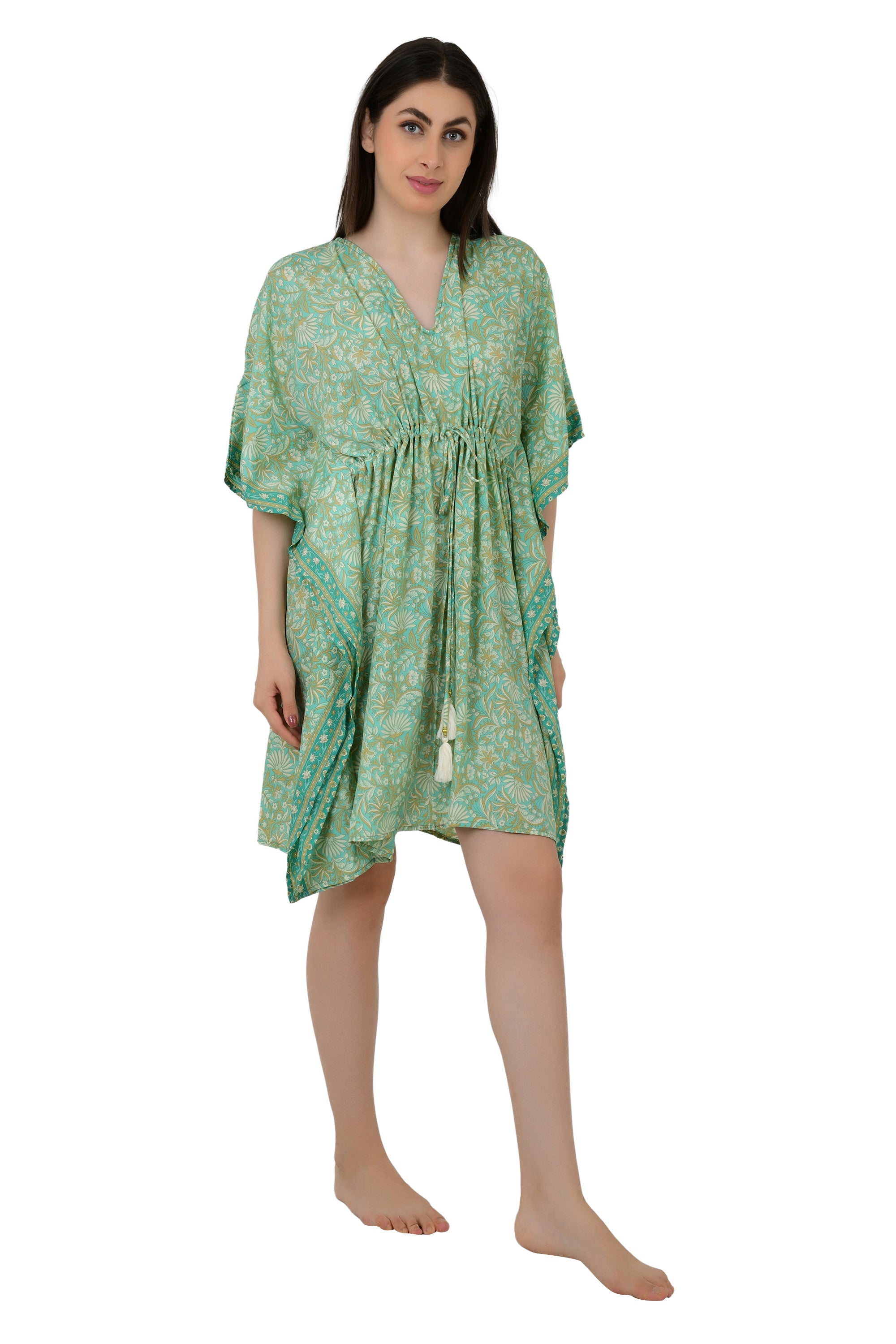 New Silk Blend Kaftan Ultimate Luxury Loungewear for Beach Nightwear Nighty Soft Light Flowy Gown Romantic Gift Her Anniversary | Hens Party