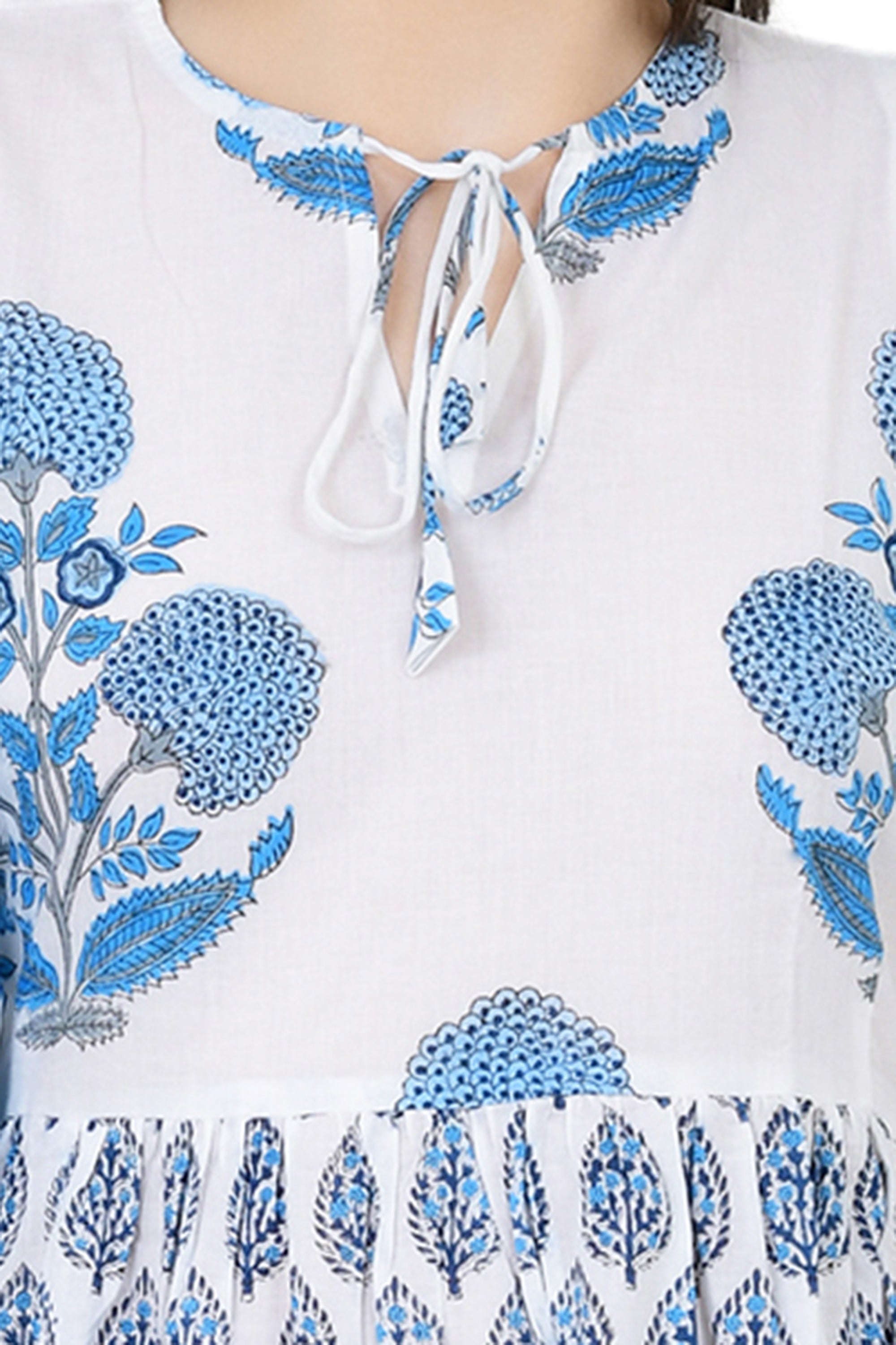 Boho Pure Cotton Maxi Dress Soft Breathable Sustainable Clothing For All Occasions | Perfect Gift For Her