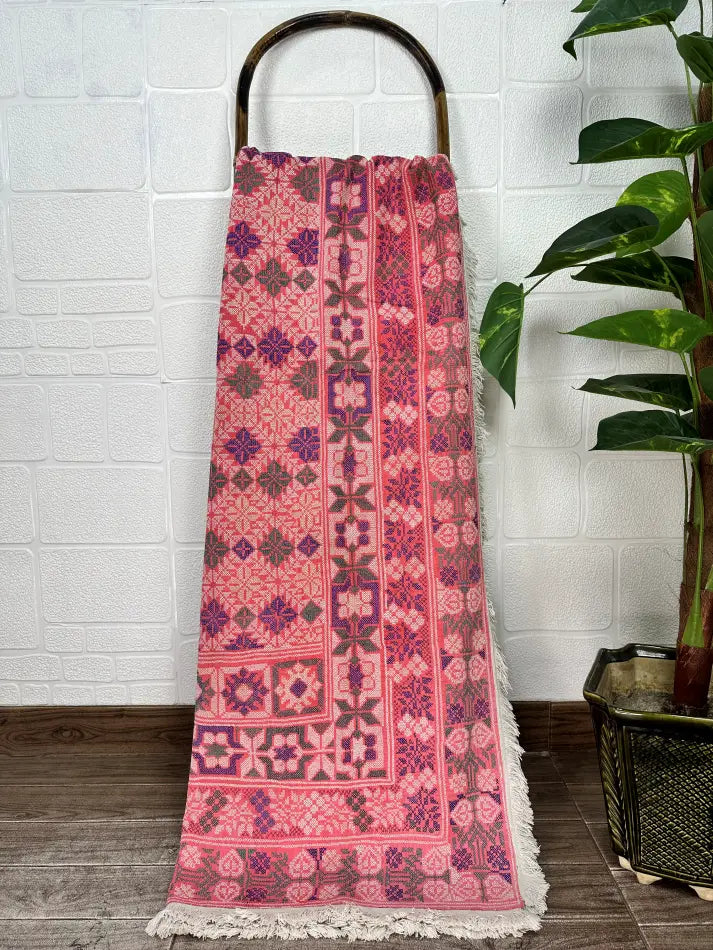 Hand Embroidery Vintage Throw Sofa Cover Bedspread Blanket Style 1544