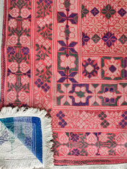 Hand Embroidery Vintage Throw Sofa Cover Bedspread Blanket Style 1544