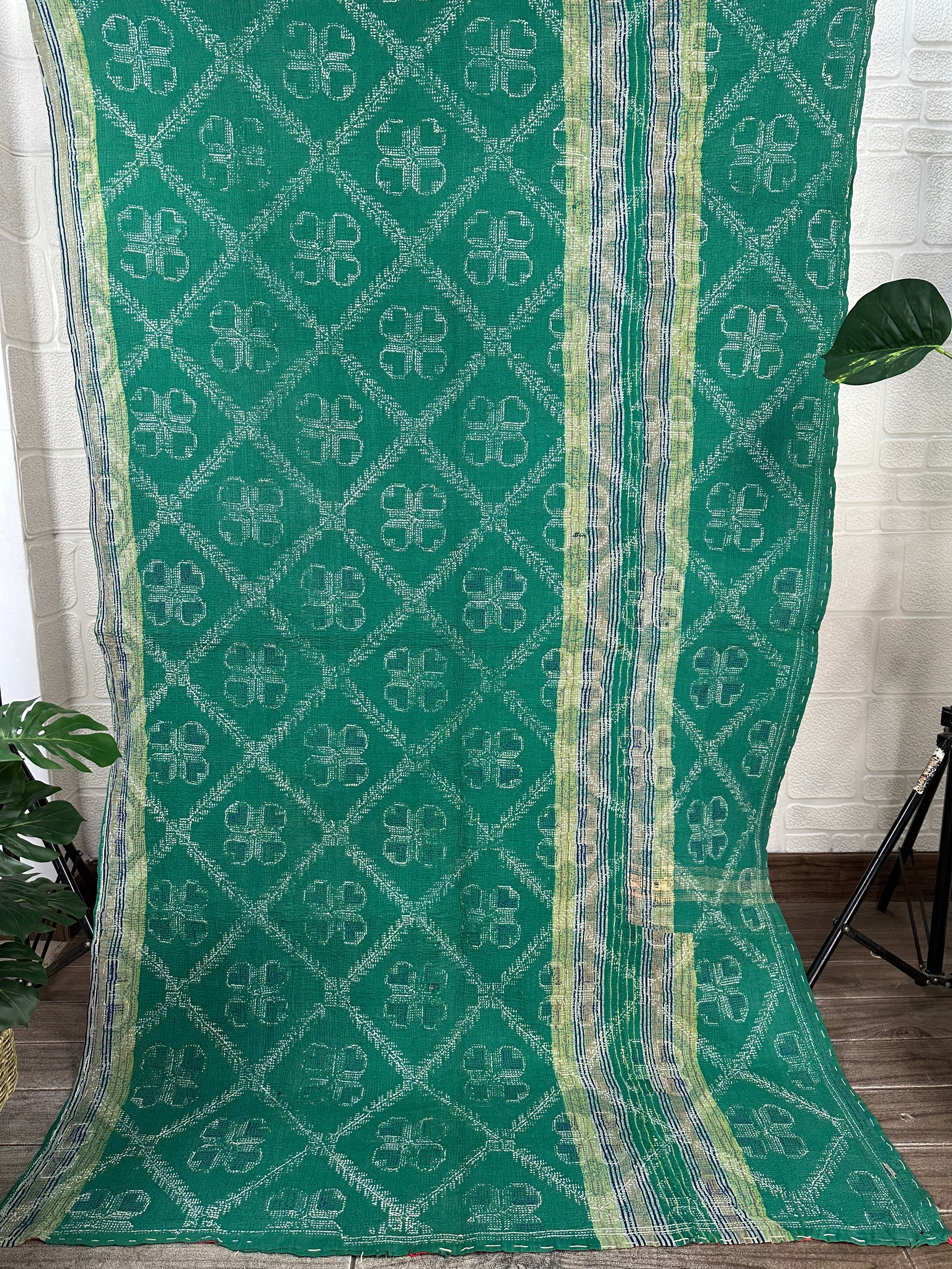 Hand Embroidery Vintage Throw Sofa Cover Bedspread Blanket Style 1534
