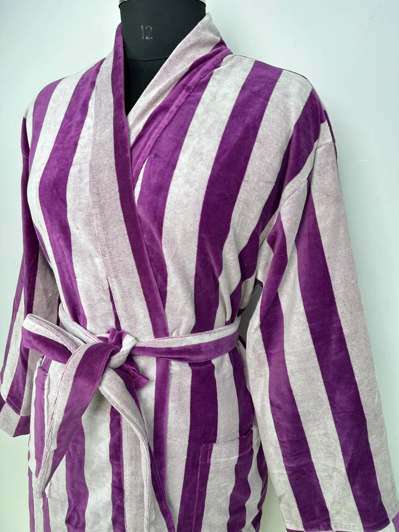 Cozy Velvet Womens Kimono | Boho Dressing Gown Reversible With Lining, Womens Clothing, Bridal Robe, Smoking Jacket For Him, Gift For Her