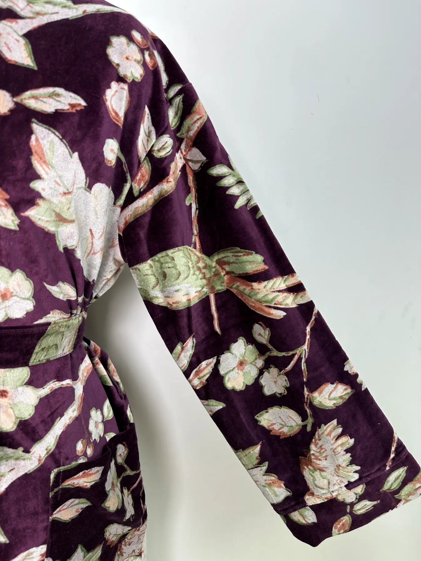 Luxury Velvet  Womens Kimono | Boho Reversible Dressing Gown With Lining, Womens Clothing, Bridal Robe, Smoking Jacket For Him, Spa Gift