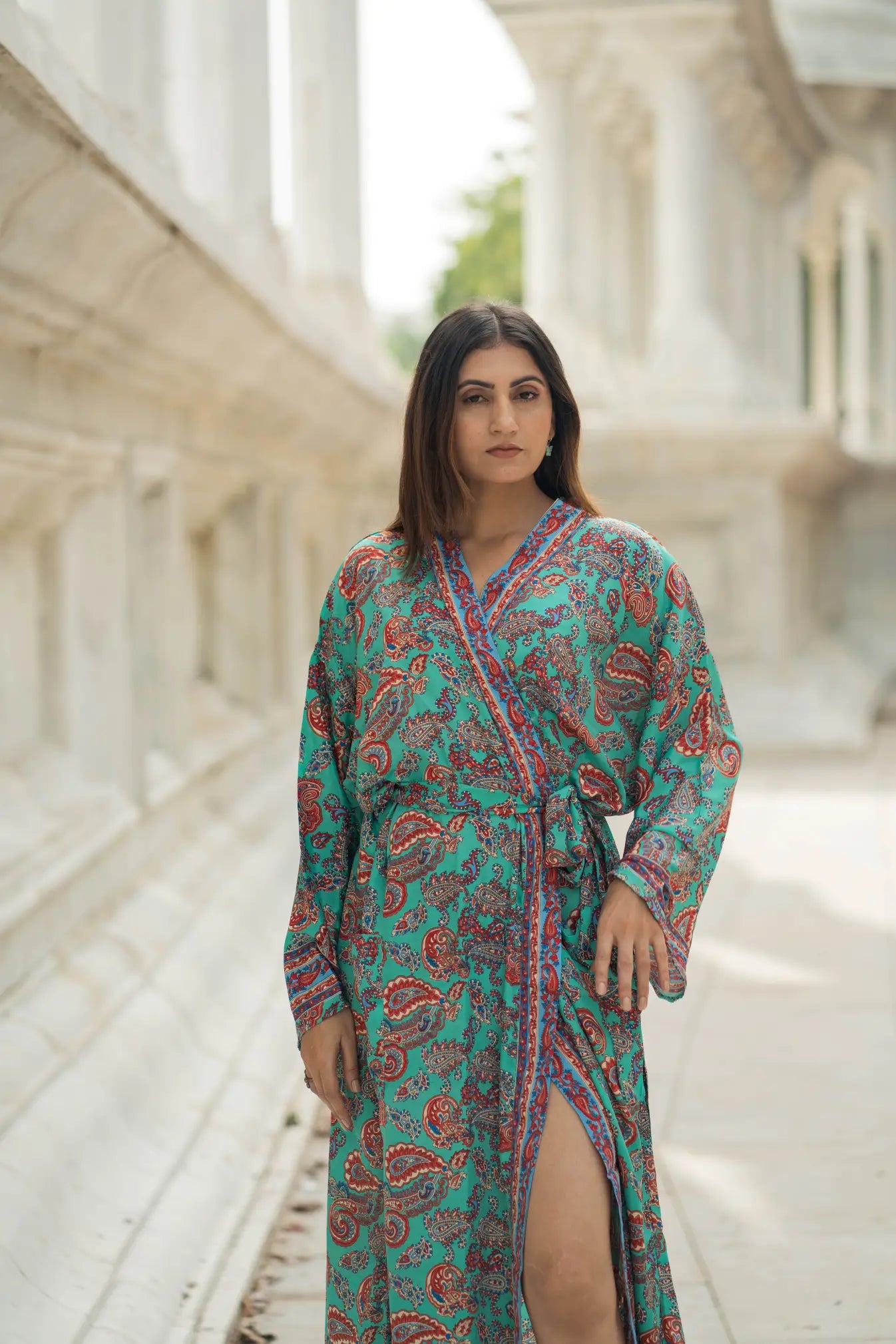 Luxury Silk Blend Kimono for Women | Long Dressing Gown, Soft Breathable Loungewear, Sleepwear, Bridesmaid & Beach Resort Wear Gift for Her
