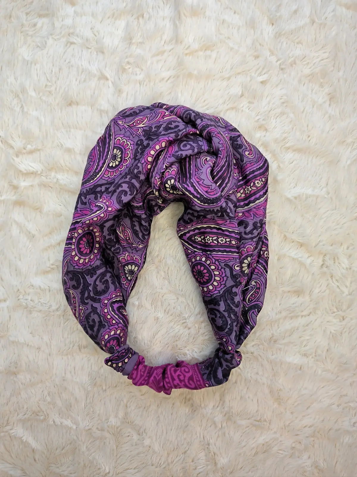 Bohemian Front Knot Handmade Recycled Vintage Silk Sari Headband Hair Accessories Cute Girly Bridesmaids Gift - Set of 3