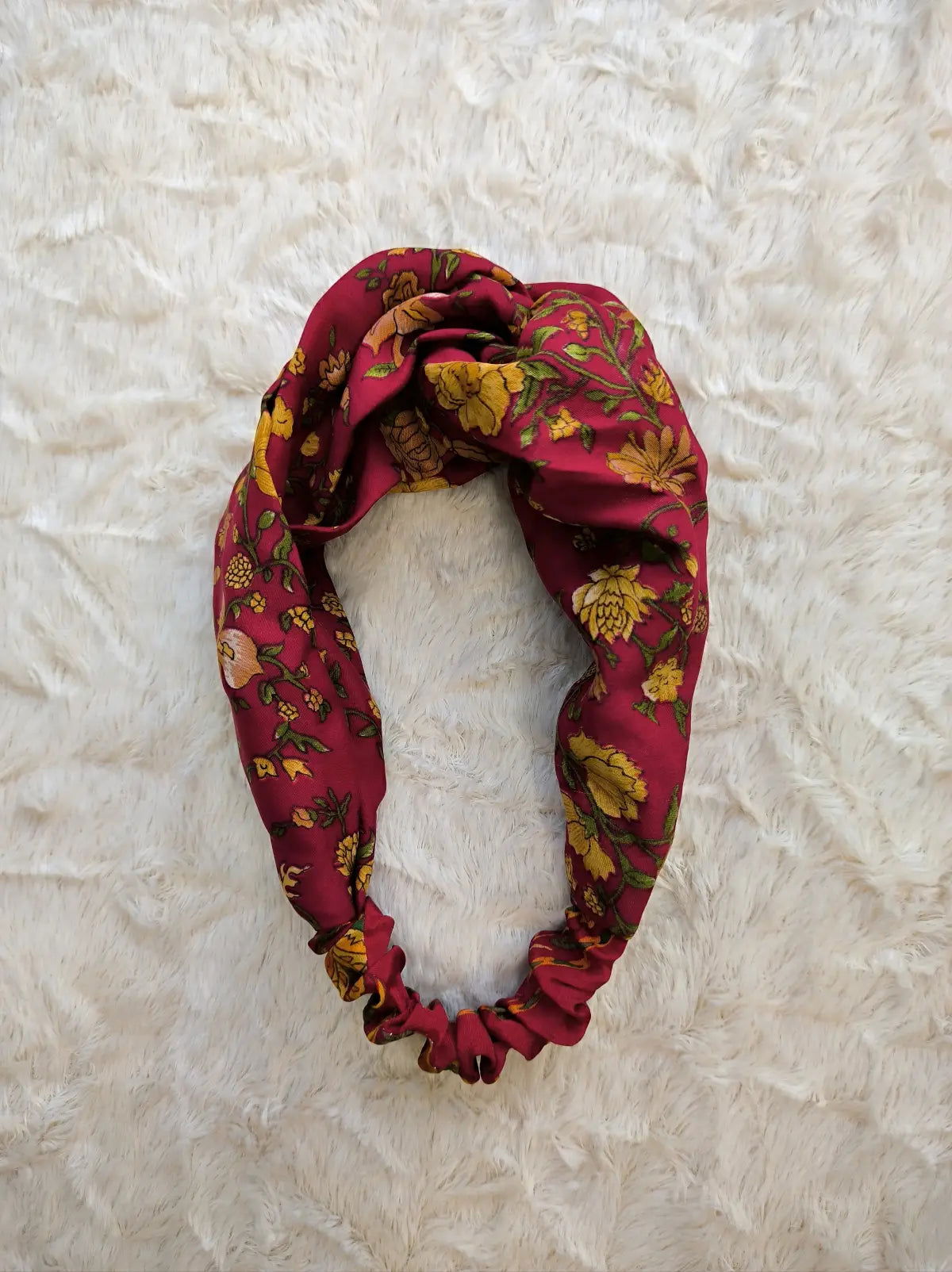 Bohemian Front Knot Handmade Recycled Vintage Silk Sari Headband Hair Accessories Cute Girly Bridesmaids Gift - Set of 3