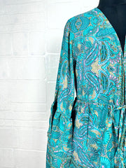 Boho Ruffle Kimono Girly Chic Frill Duster cardigan For Women | Everyday Wear, Beach Resort Coverup | Perfect Bridesmaids