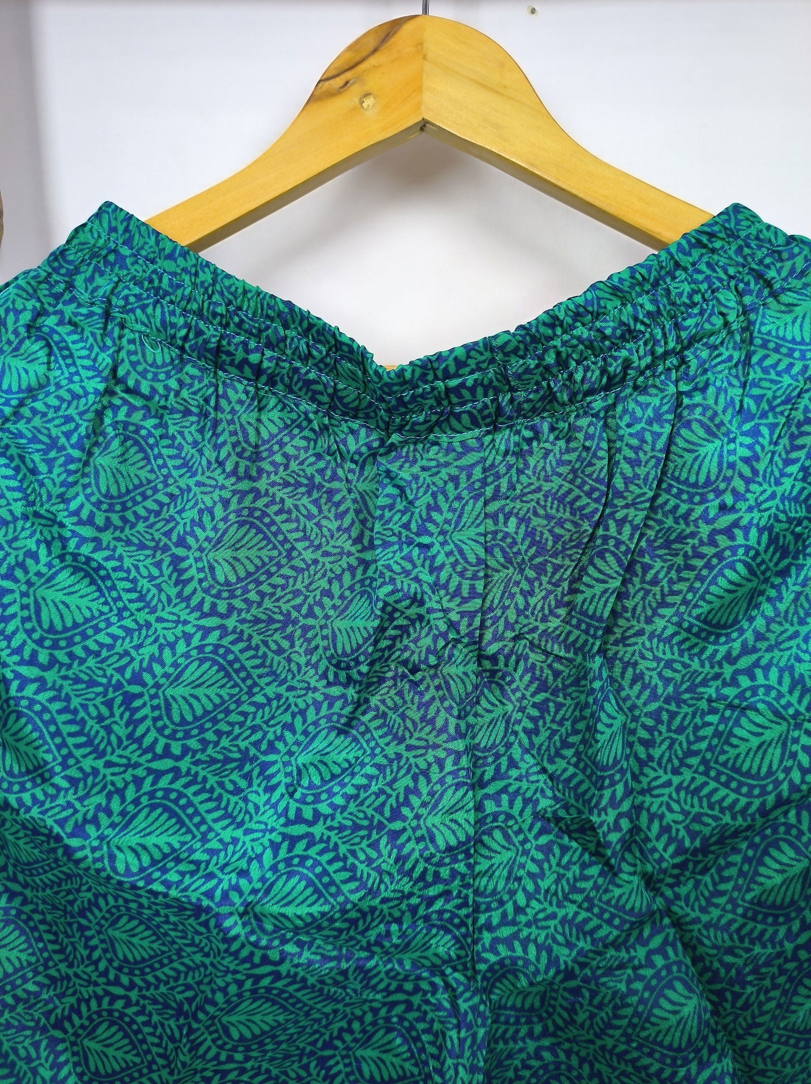 Men's Silk Blend Boho Long Boxer, Nightwear, Loungewear ,Beachwear ,Housewear ,Fitnesswear ,Holidays wear or Everyday Use | L/XL Size