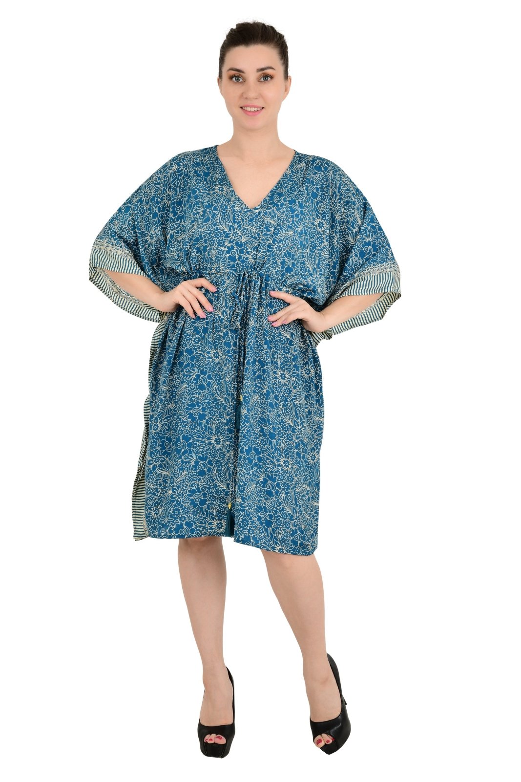 New Silk Blend Kaftan Ultimate Luxury Loungewear for Beach Nightwear Nighty Soft Light Flowy Gown Romantic Gift Her Anniversary | Hens Party