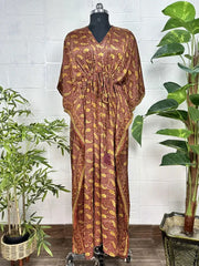 New Silk Blend Kaftan Ultimate Luxury Loungewear for Beach Nightwear Nighty Soft Light Flowy Gown Romantic Gift Her Anniversary | Hens Party