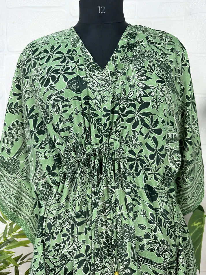 New Silk Blend Kaftan Ultimate Luxury Loungewear for Beach Nightwear Nighty Soft Light Flowy Gown Romantic Gift Her Anniversary | Hens Party