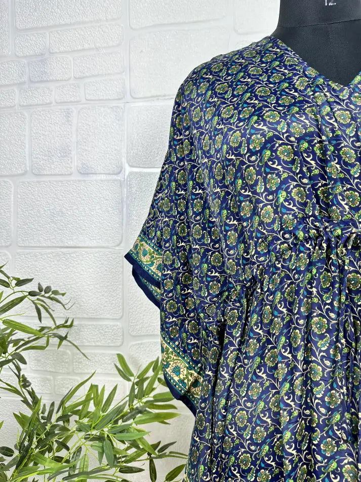 New Silk Blend Kaftan Ultimate Luxury Loungewear for Beach Nightwear Nighty Soft Light Flowy Gown Romantic Gift Her Anniversary | Hens Party